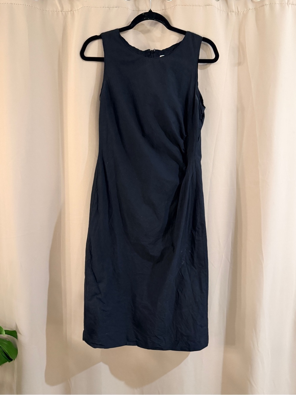 Banana Republic Black Tall Sleeveless Midi Sheath Dress